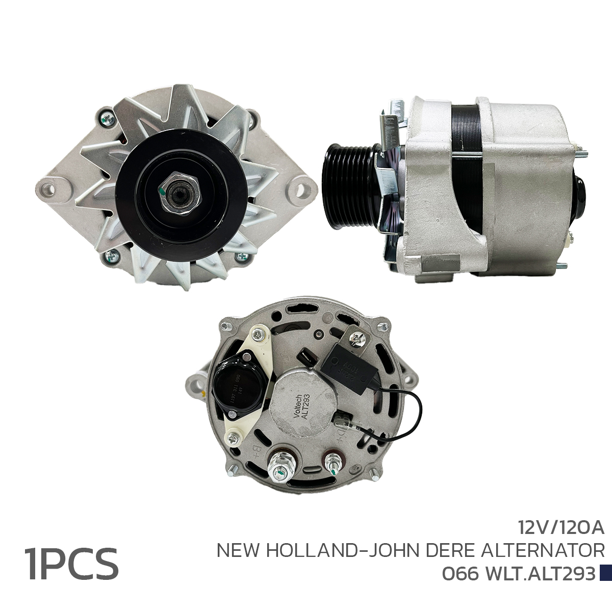 12V 120A NEW HOLLAND - JOHN DERE ALTERNATOR