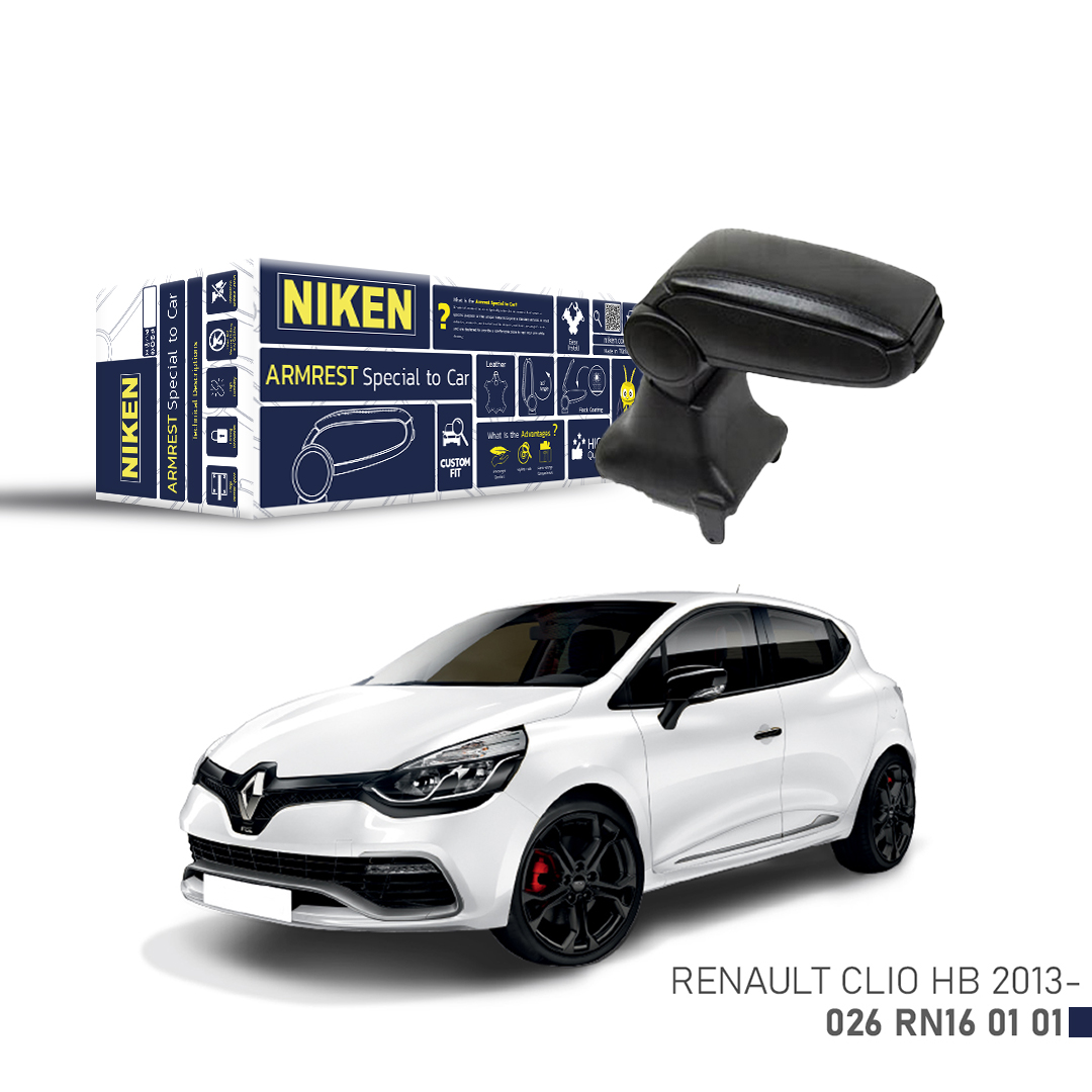 RENAULT CLIO IV HB 2013- ARMREST SPECIAL TO CAR BLACK