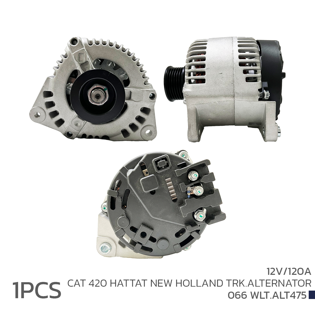 12V 120A CAT 420 HATTAT NEW HOLLAND TRK. ALTERNATO