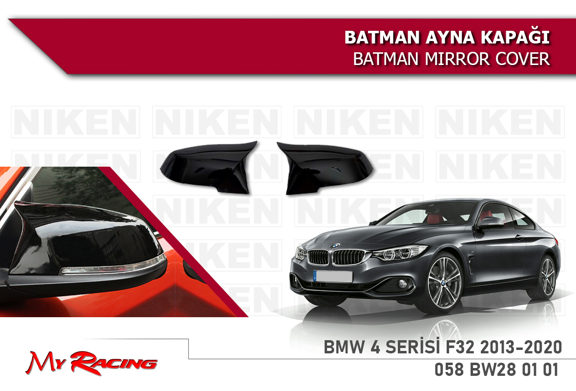 BMW 4 SERI F32 2013-2020 BATMAN AYNA KAP. TIRNAKLI