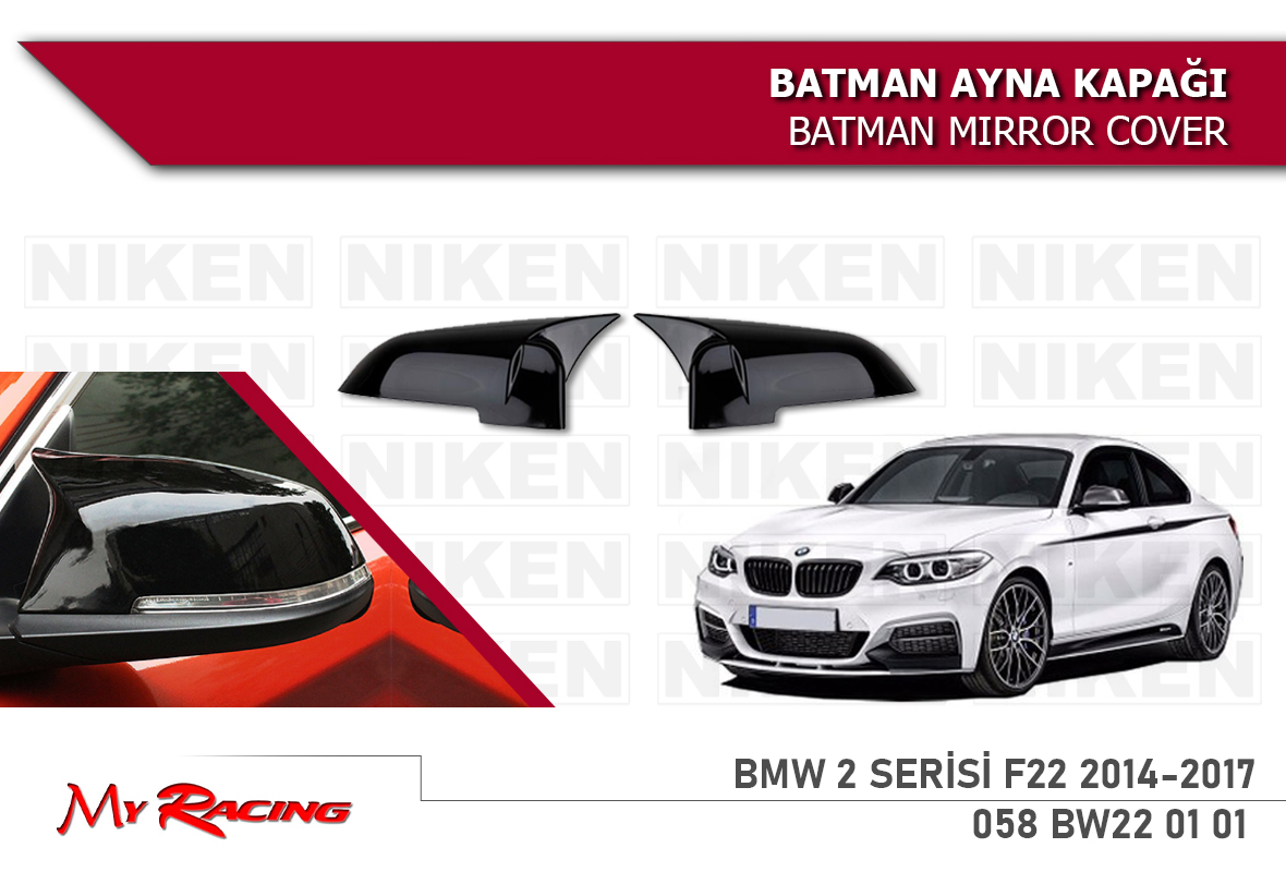 BMW 2 SERISI F22 2014-2017 BATMAN AYNA KAPAĞI SİYA