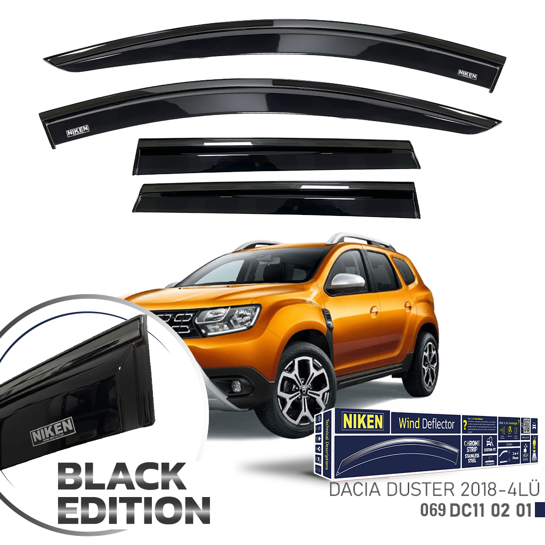 DACIA DUSTER 2018-BLACK EDITION KROMLU CAM RÜZG 4L