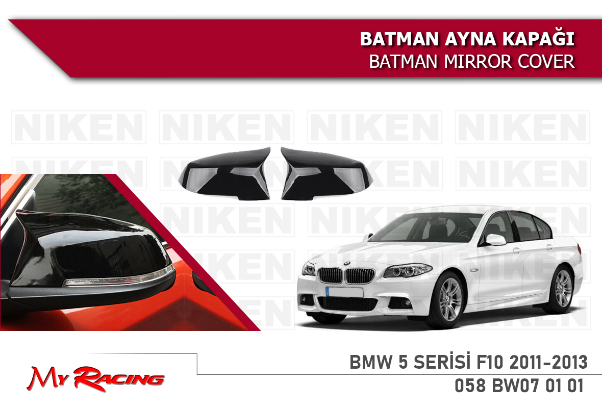 BMW 5 SERISI F10 2011-2013 BATMAN AYNA KAPAĞI SİYA
