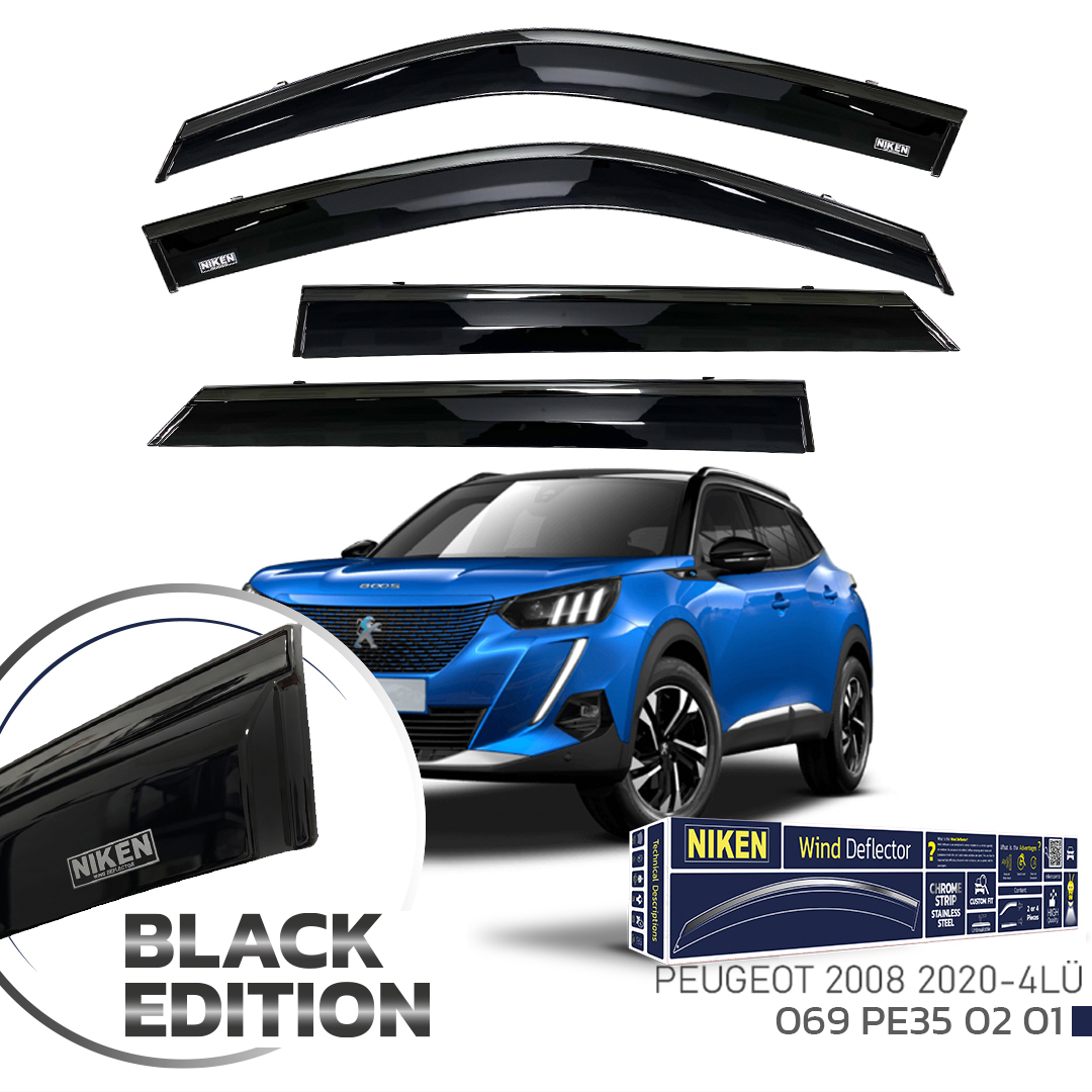 PEUGEOT 2008 2020-BLACK EDITION KROMLU CAM RÜZ 4LÜ