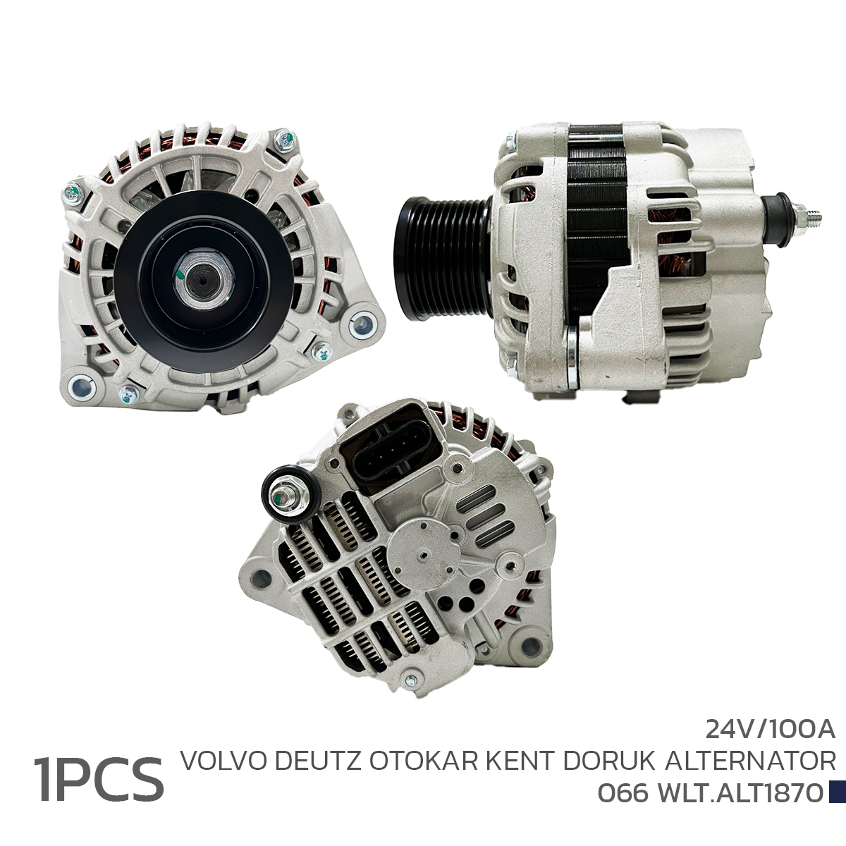24V 100A VOLVO DEUTZ OTOKAR KENT DORUK  ALTERNATOR