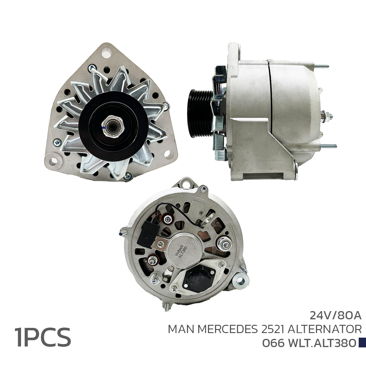 24V 80A MAN MERCEDES 2521 ALTERNATOR