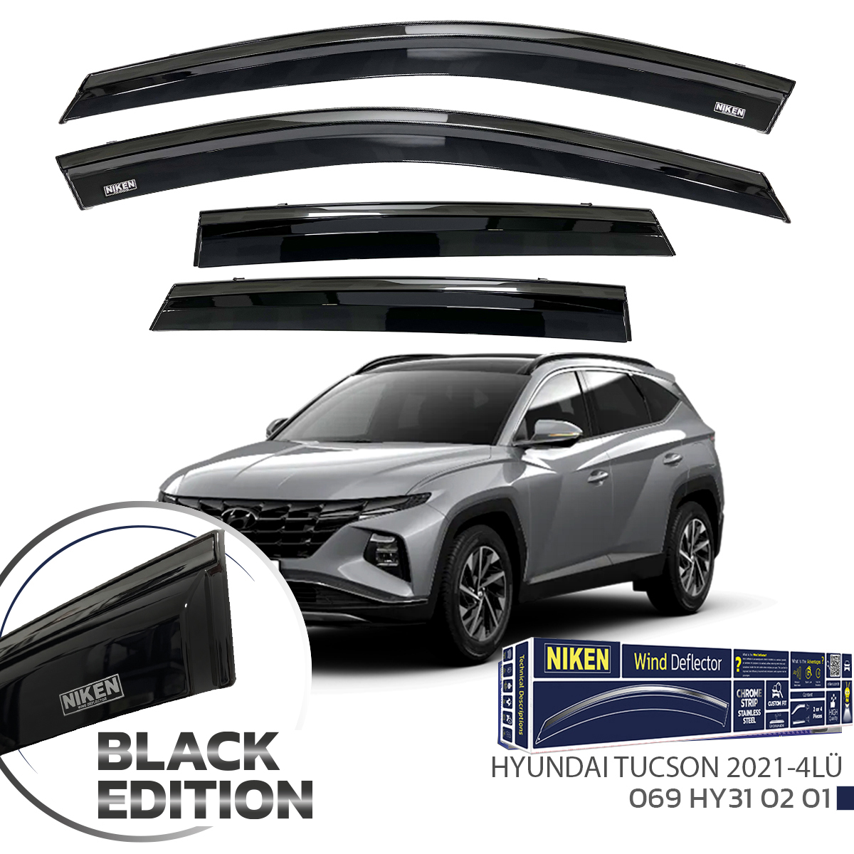 HYUNDAI TUCSON 2021-BLACK EDITION KROMLU CAM RÜZ 4